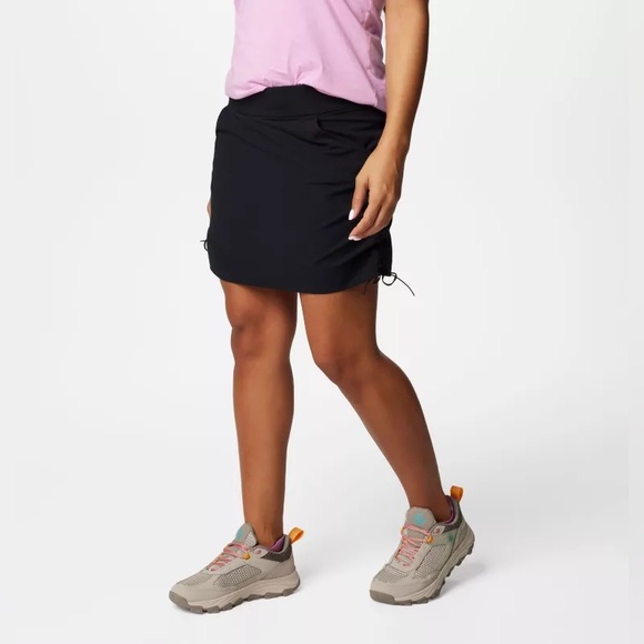 COLUMBIA Anytime Casual Skort Active Athleisure UPF 50+ in Black Size L - Picture 1 of 16